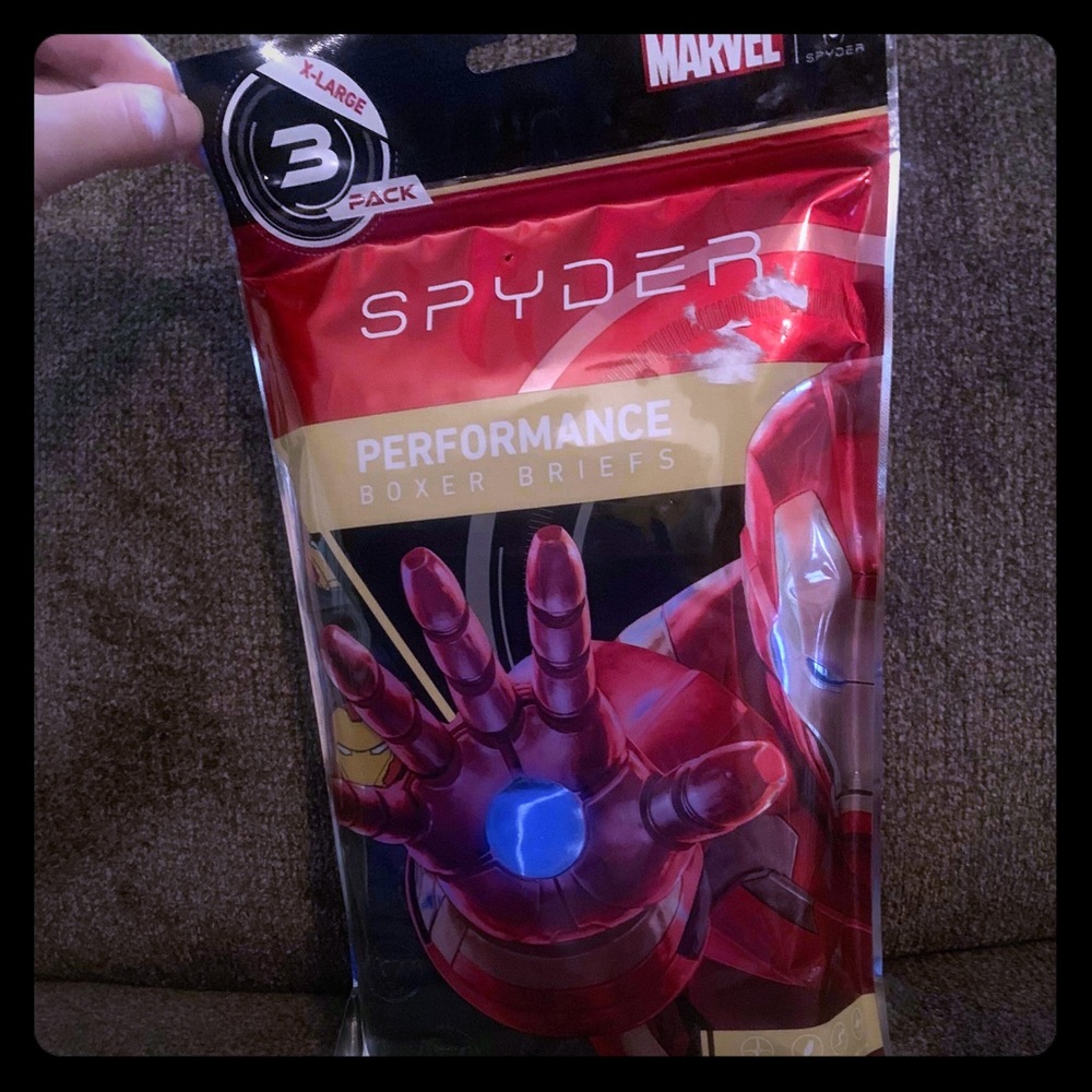 Marvel Iron Man Men’s xl performance underwear